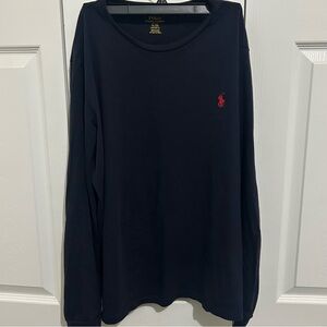 Vintage Polo Ralph Lauren Navy Blue Long Sleeve Shirt Men’s 2000s Size Large